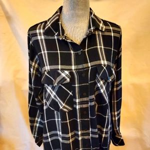 Sanctuary Boyfriend Plaid Shirt